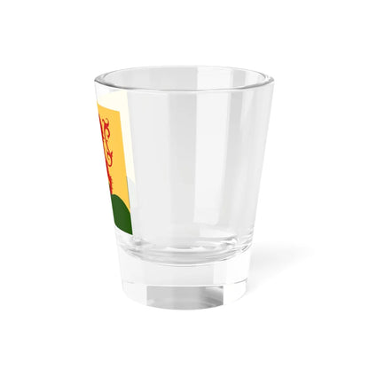 Kronobergs lan vapenflagga (Sweden) Shot Glass 1.5oz - Go Mug Yourself