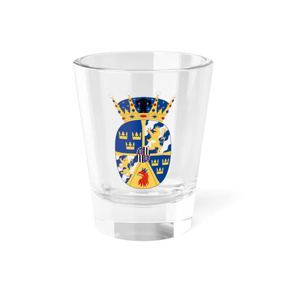 Kronprinsessan Louise vapen (Sweden) (Coat of Arms) Shot Glass 1.5oz 1.5oz - Go Mug Yourself