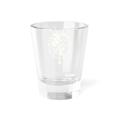 Kronprinsessan Victoria vapen med Serafimerorden (Sweden) (Coat of Arms) Shot Glass 1.5oz - Go Mug Yourself