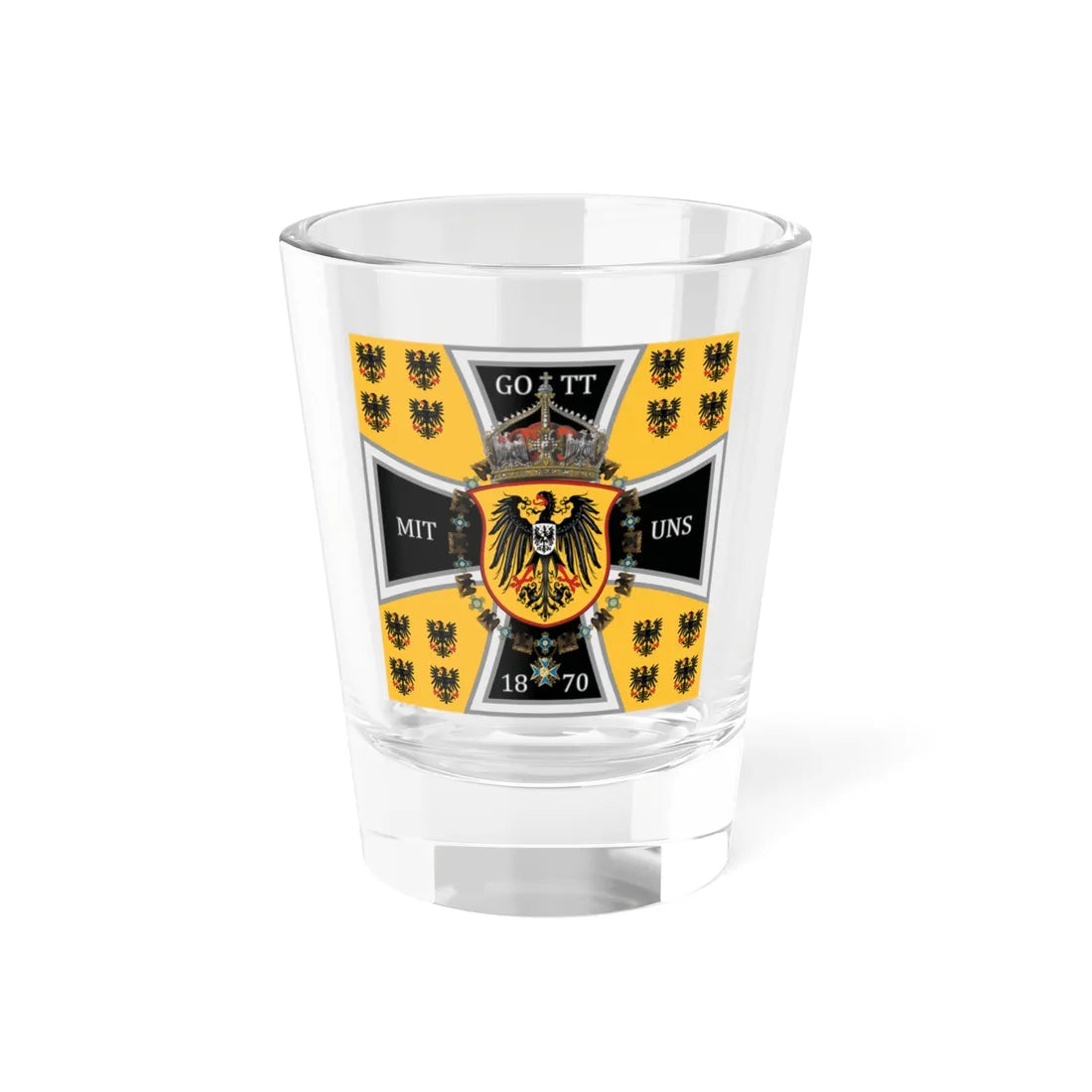 Kronprinzenstandarte Version2 (Germany) Shot Glass 1.5oz 1.5oz - Go Mug Yourself
