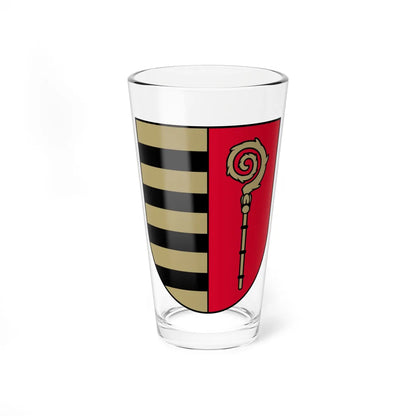 Krāslavas novads COA (Latvia) (Coat of Arms) Pint Glass 16oz 16oz - Go Mug Yourself