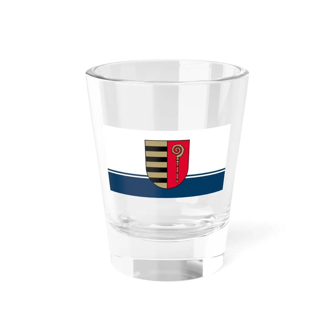 Krāslavas novads Flag (Latvia) Shot Glass 1.5oz 1.5oz - Go Mug Yourself