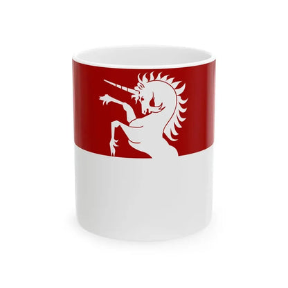 Kruibeke vlag (Belgium) White Coffee Mug 11oz - Go Mug Yourself