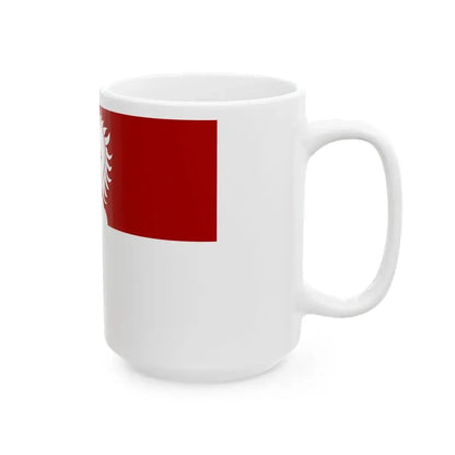 Kruibeke vlag (Belgium) White Coffee Mug - Go Mug Yourself