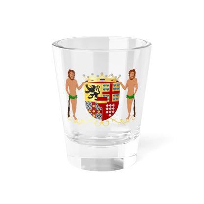 Kruishoutem wapen (Belgium) (Coat of Arms) Shot Glass 1.5oz 1.5oz - Go Mug Yourself