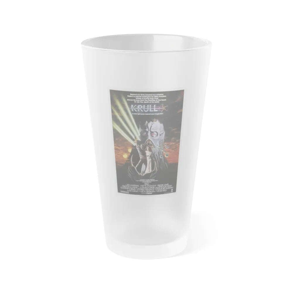 KRULL 1983 Movie Poster - Frosted Pint Glass 16oz-16oz-Frosted-Go Mug Yourself