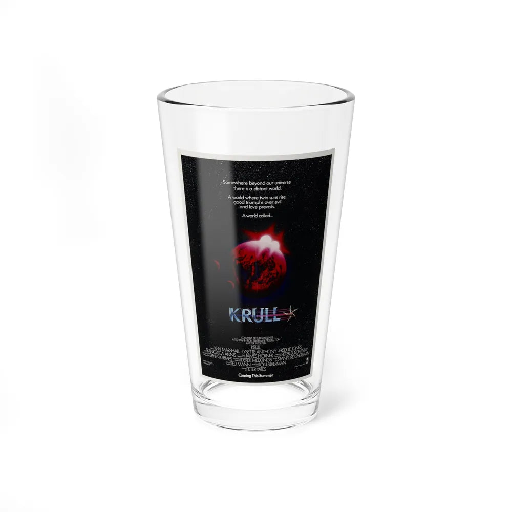 KRULL (TEASER) 1983 Movie Poster - Pint Glass 16oz-16oz-Go Mug Yourself