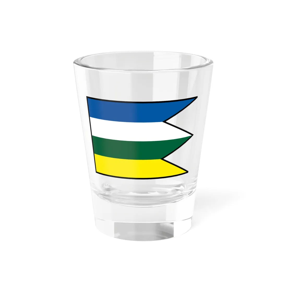Krusovce Topolcany Flag (Slovakia) Shot Glass 1.5oz 1.5oz - Go Mug Yourself