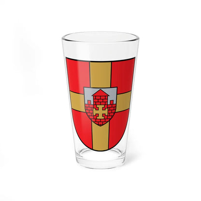 Krustpils novads COA (Latvia) (Coat of Arms) Pint Glass 16oz 16oz - Go Mug Yourself