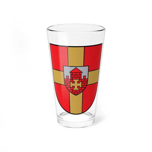 Krustpils novads COA (Latvia) (Coat of Arms) Pint Glass 16oz 16oz - Go Mug Yourself