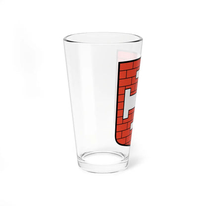 Krustpils pagasts COA (Latvia) (Coat of Arms) Pint Glass 16oz - Go Mug Yourself