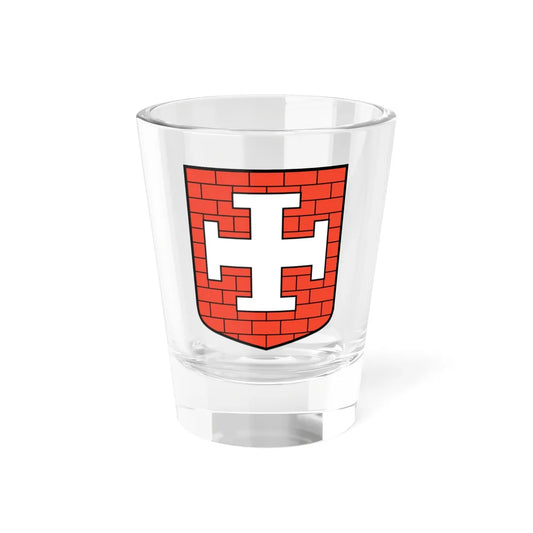 Krustpils pagasts COA (Latvia) (Coat of Arms) Shot Glass 1.5oz 1.5oz - Go Mug Yourself