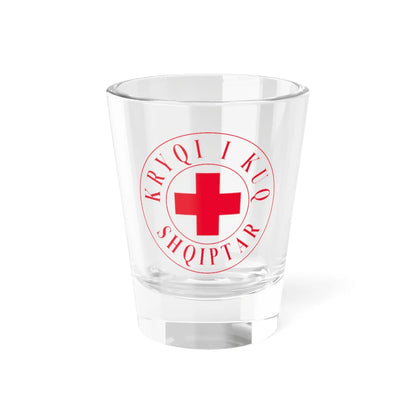 Kryqi i Kuq Shqiptar (Albania) Shot Glass 1.5oz 1.5oz - Go Mug Yourself