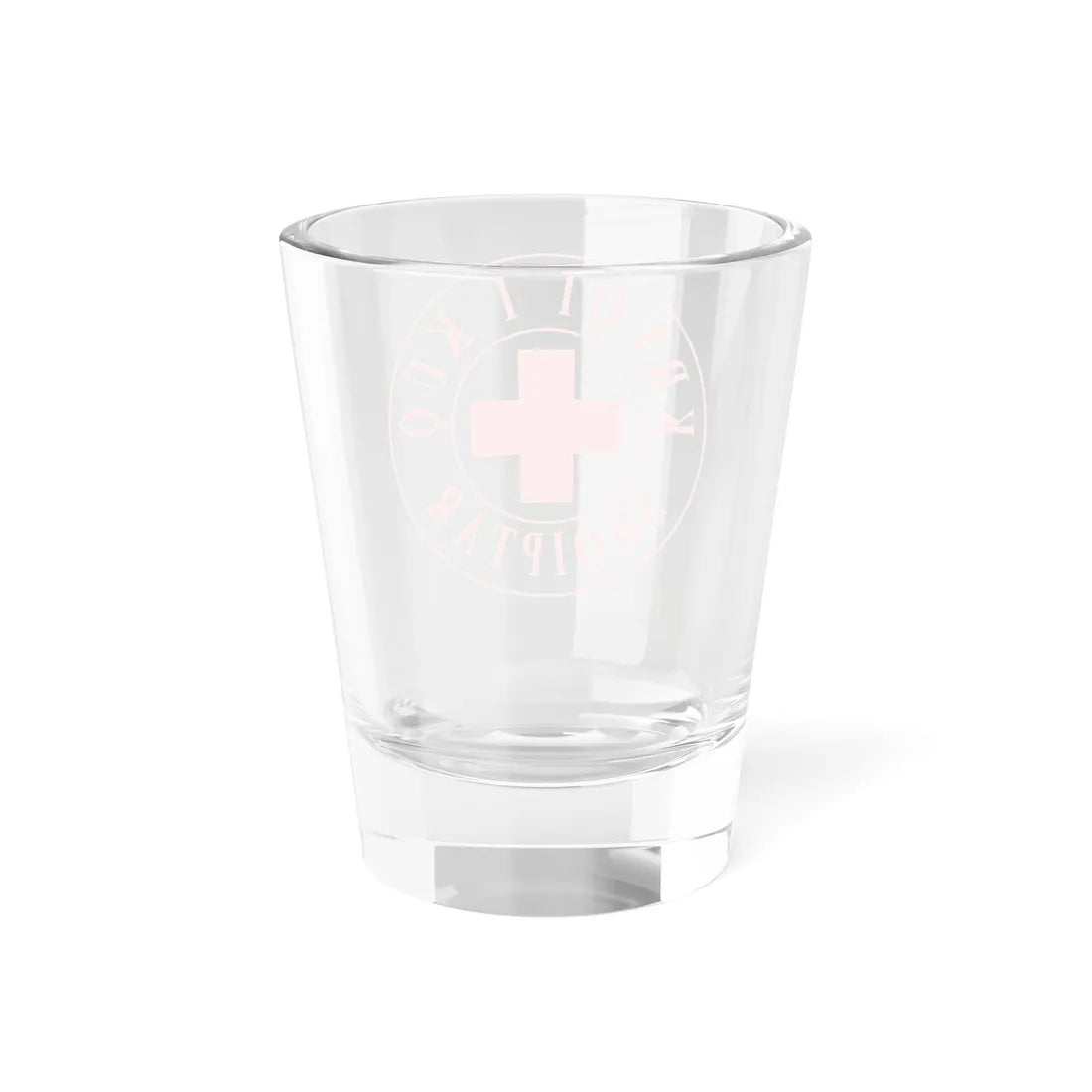 Kryqi i Kuq Shqiptar (Albania) Shot Glass 1.5oz - Go Mug Yourself