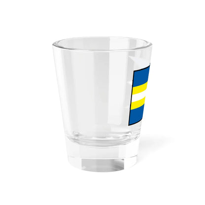 Ksinna Banovce Nad Bebravou Flag (Slovakia) Shot Glass 1.5oz - Go Mug Yourself