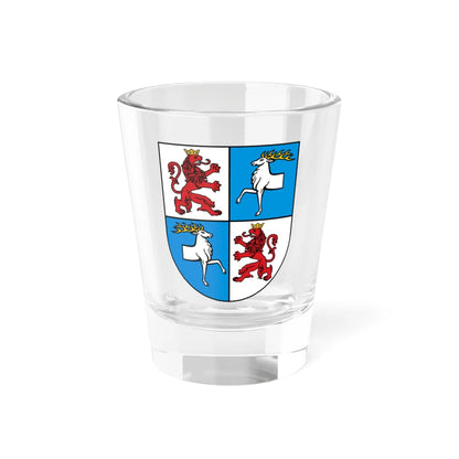 Księstwo Kurlandii i Semigalii COA (Latvia) (Coat of Arms) Shot Glass 1.5oz 1.5oz - Go Mug Yourself