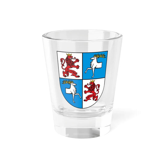 Księstwo Kurlandii i Semigalii COA (Latvia) (Coat of Arms) Shot Glass 1.5oz 1.5oz - Go Mug Yourself