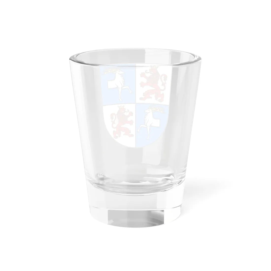 Księstwo Kurlandii i Semigalii COA (Latvia) (Coat of Arms) Shot Glass 1.5oz - Go Mug Yourself