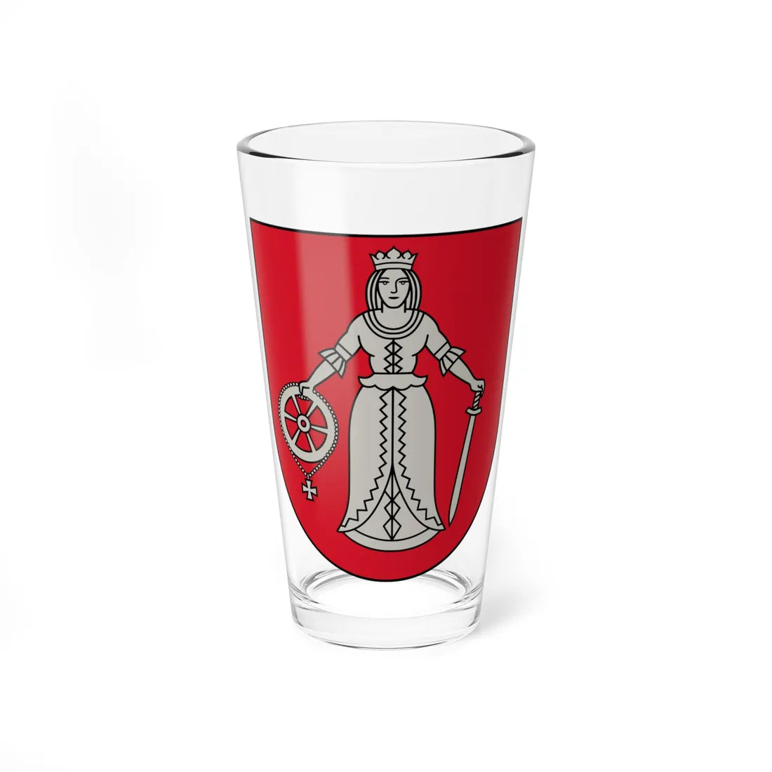 Kuldiga COA (Latvia) (Coat of Arms) Pint Glass 16oz - Go Mug Yourself