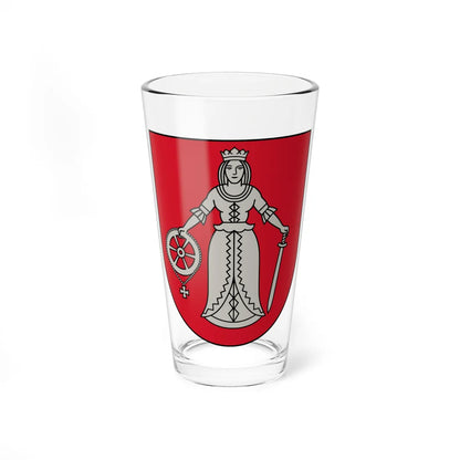 Kuldiga COA (Latvia) (Coat of Arms) Pint Glass 16oz - Go Mug Yourself