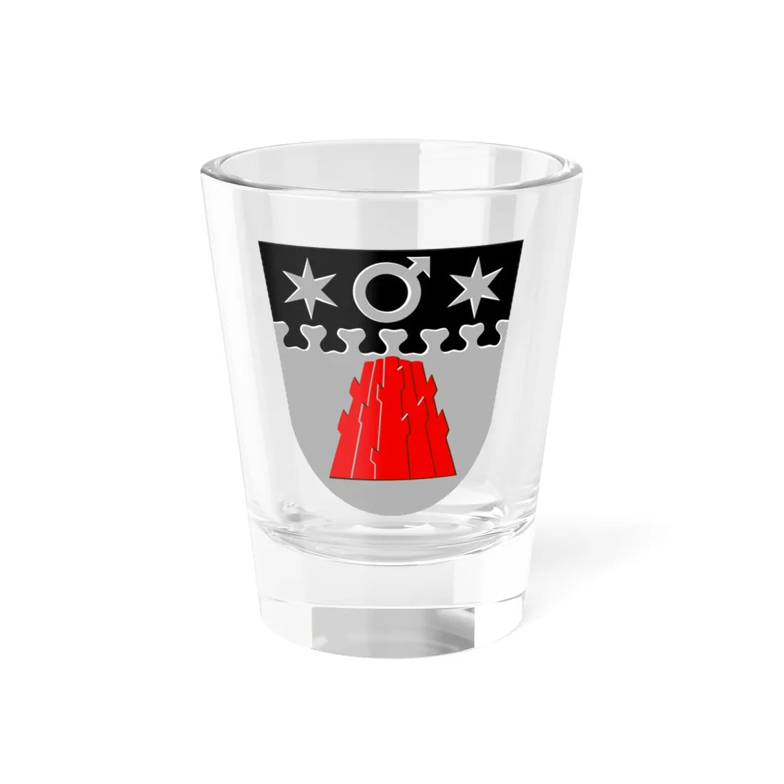 Kullaa.vaakuna (Finland) (Coat of Arms) Shot Glass 1.5oz 1.5oz - Go Mug Yourself