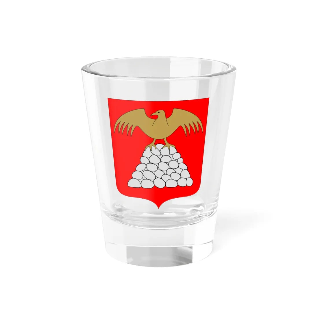 Kumlinge.vaakuna (Finland) (Coat of Arms) Shot Glass 1.5oz 1.5oz - Go Mug Yourself
