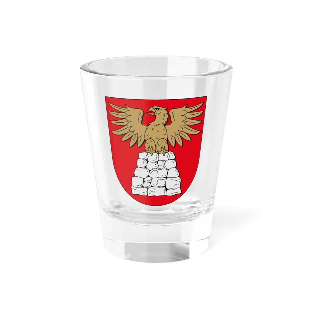 Kumlinge.vapen (Finland) (Coat of Arms) Shot Glass 1.5oz 1.5oz - Go Mug Yourself