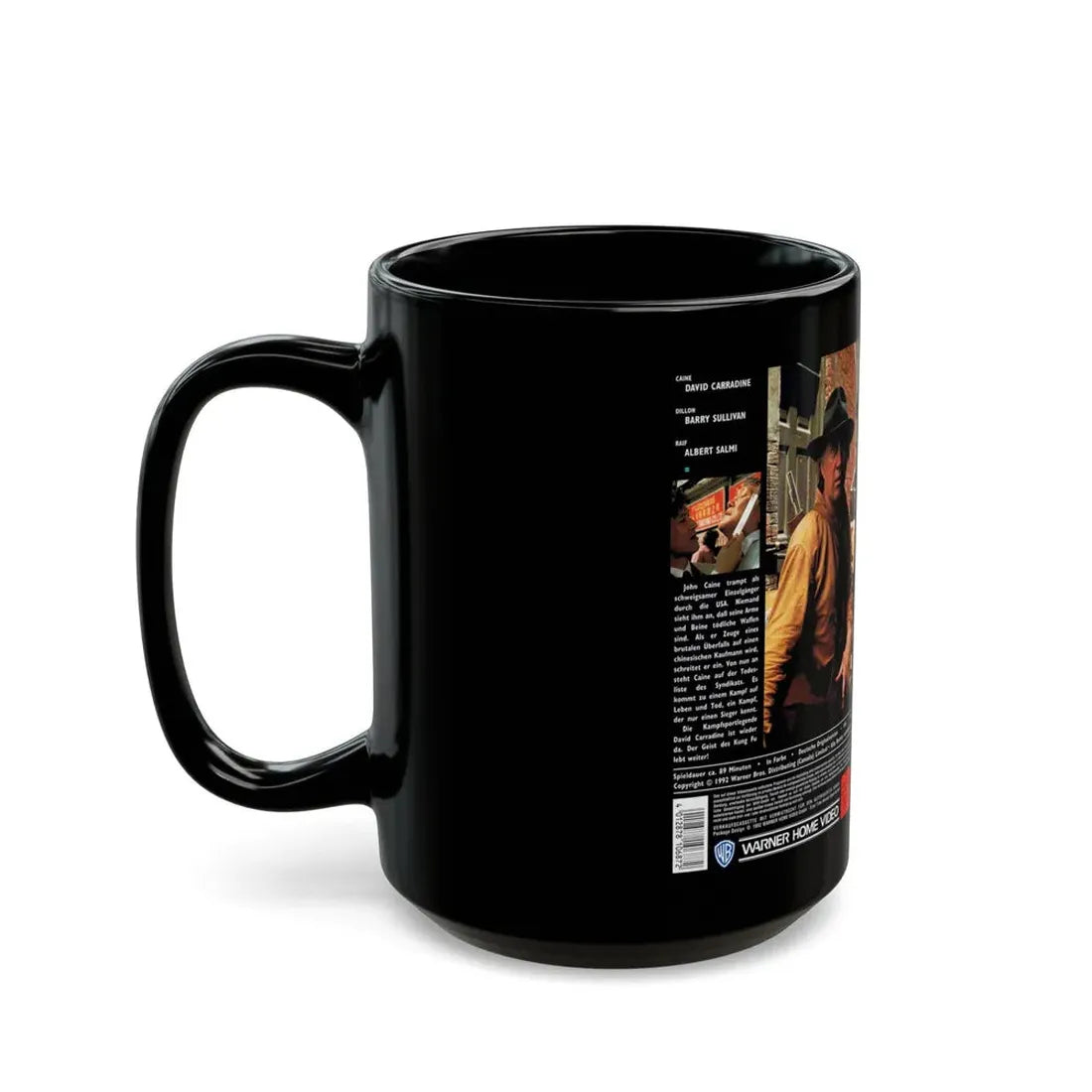 KUNG FU (VHS COVER) - Black Coffee Mug - Go Mug Yourself