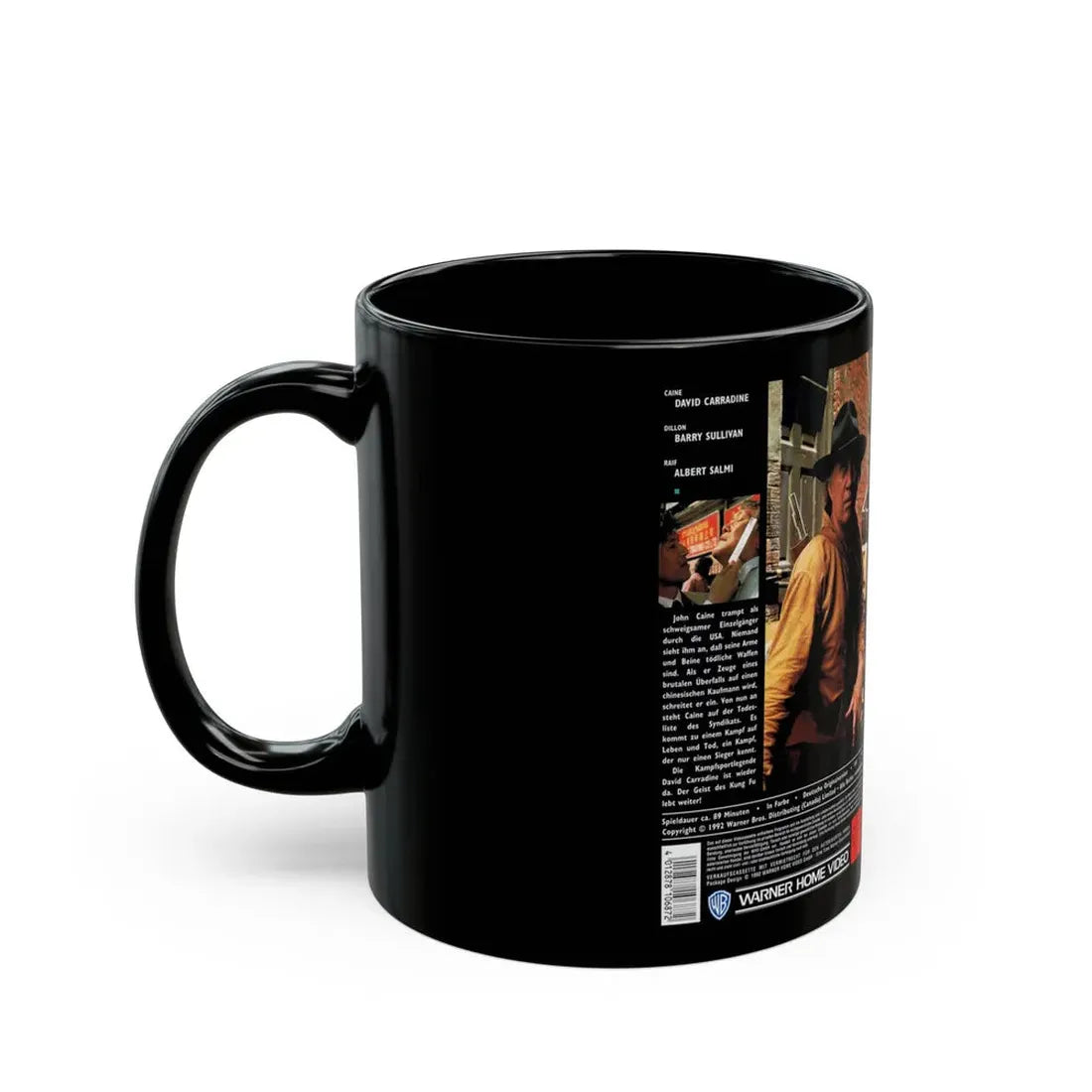 KUNG FU (VHS COVER) - Black Coffee Mug - Go Mug Yourself