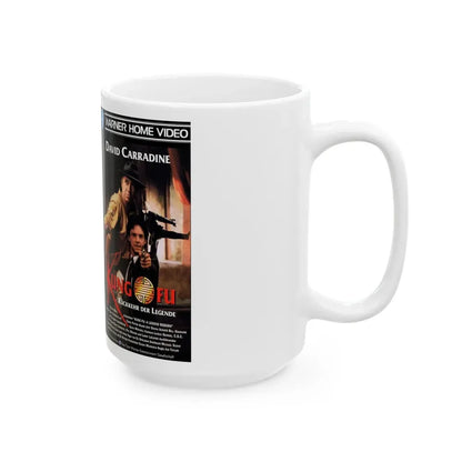 KUNG FU (VHS COVER) - White Coffee Mug - Go Mug Yourself