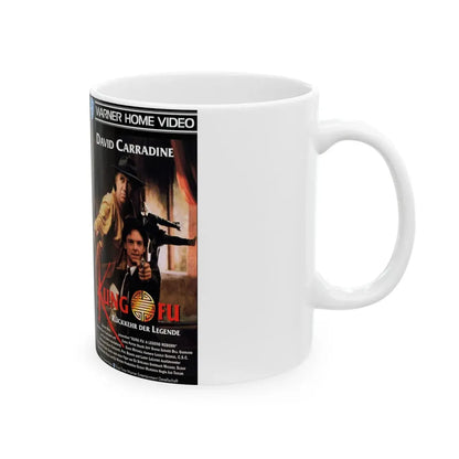 KUNG FU (VHS COVER) - White Coffee Mug - Go Mug Yourself