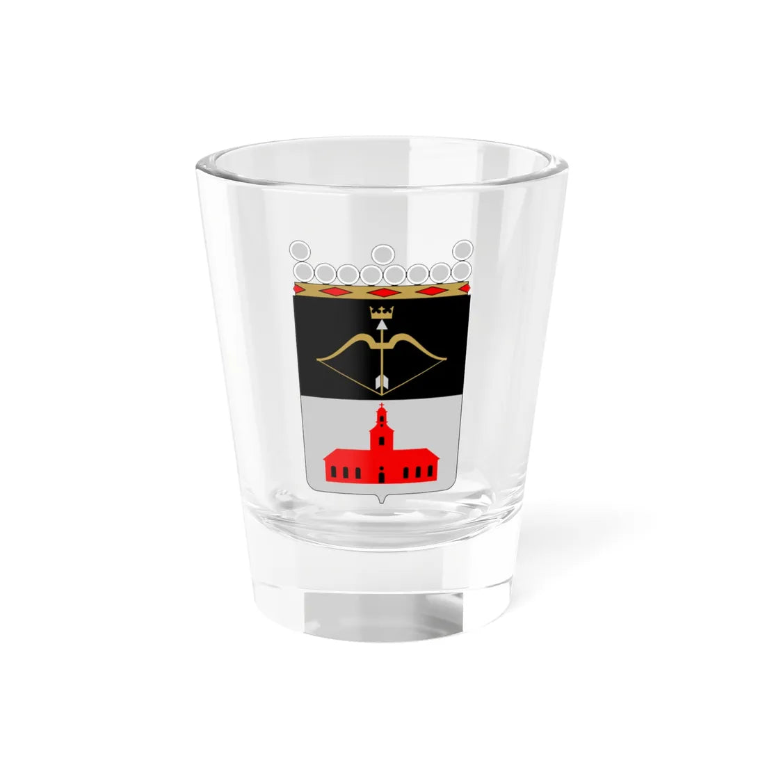 Kuopio.vaakuna (Finland) (Coat of Arms) Shot Glass 1.5oz 1.5oz - Go Mug Yourself