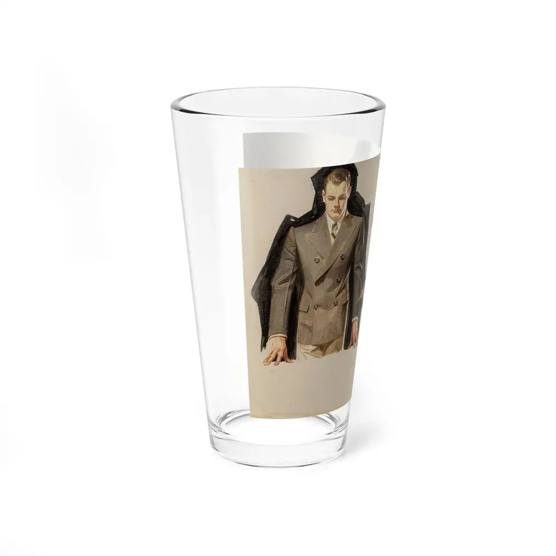 Kuppenheimer Men's Clothing Advertisement study - Pint Glass 16oz - Go Mug Yourself