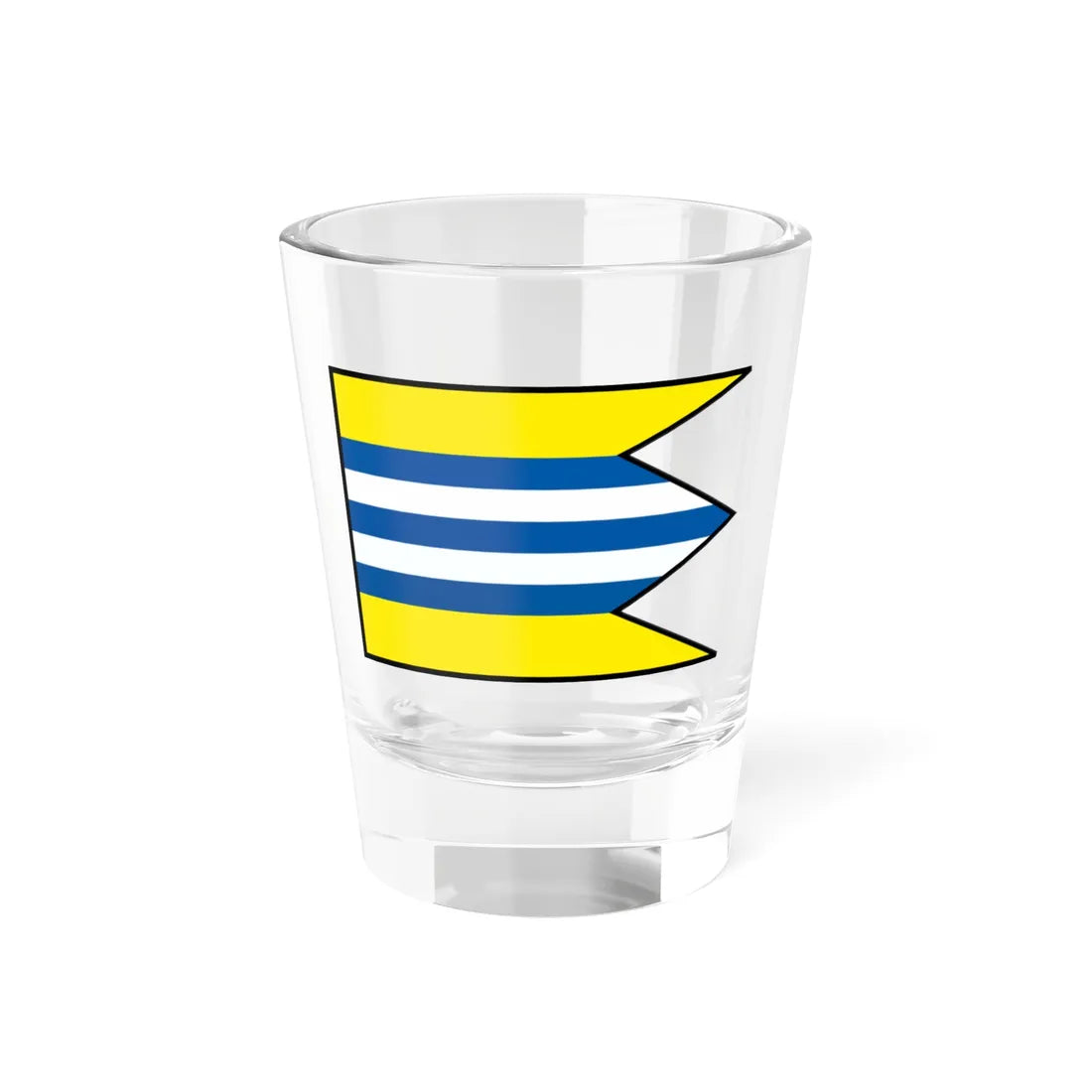 Kuralany Levice Flag (Slovakia) Shot Glass 1.5oz 1.5oz - Go Mug Yourself