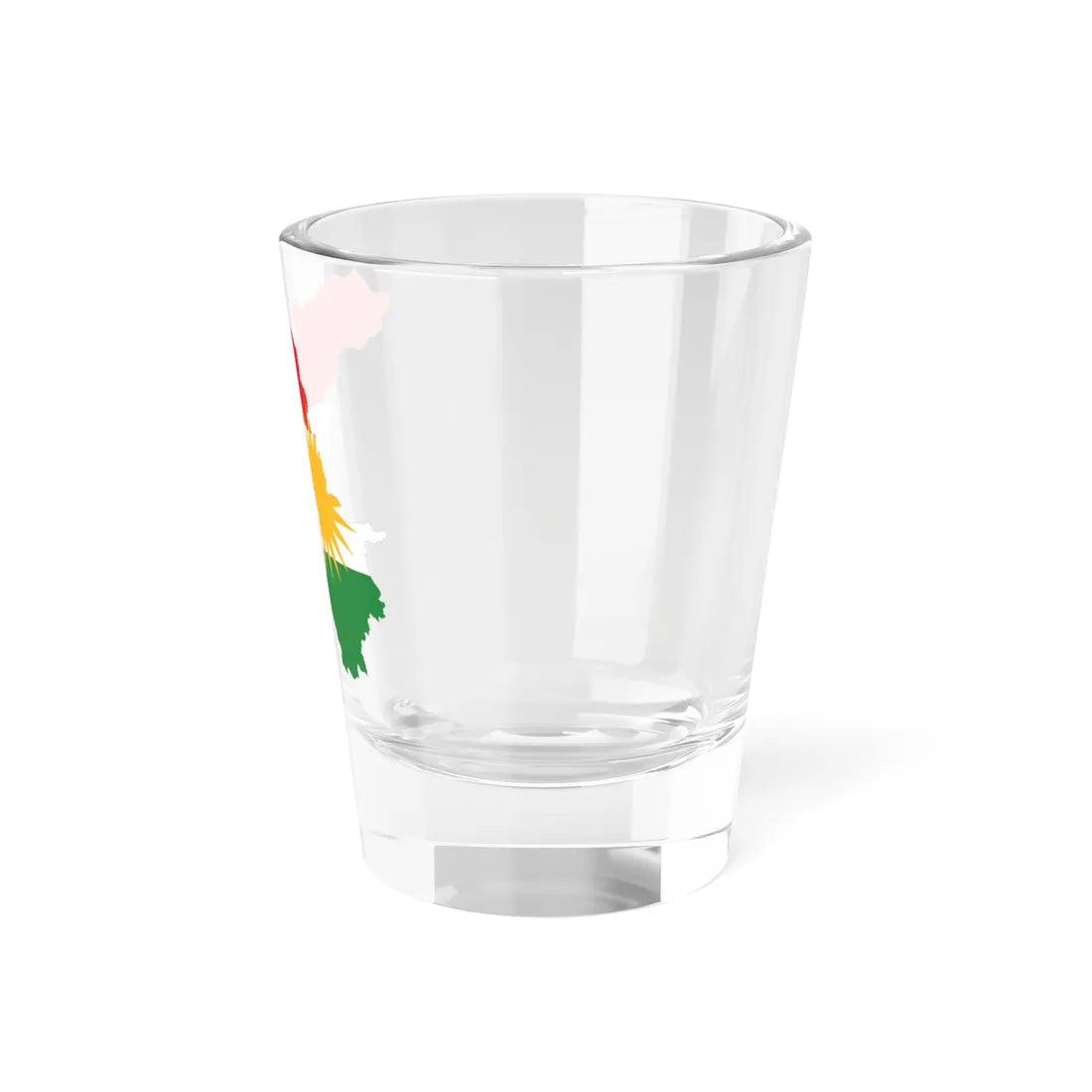 Kurdistan-Flagmap (Iraq) Shot Glass 1.5oz - Go Mug Yourself