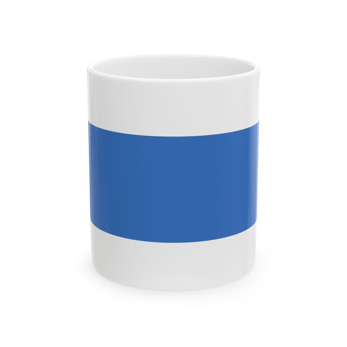 Kuressaare lipp (Estonia) White Coffee Mug-11oz-Go Mug Yourself
