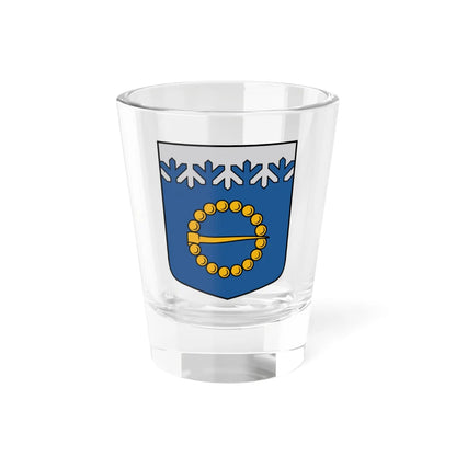 Kurmenes pagasta ģerbonis (Latvia) (Coat of Arms) Shot Glass 1.5oz 1.5oz - Go Mug Yourself