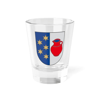 Kuršėnų herbas (Lithuania) (Coat of Arms) Shot Glass 1.5oz 1.5oz - Go Mug Yourself