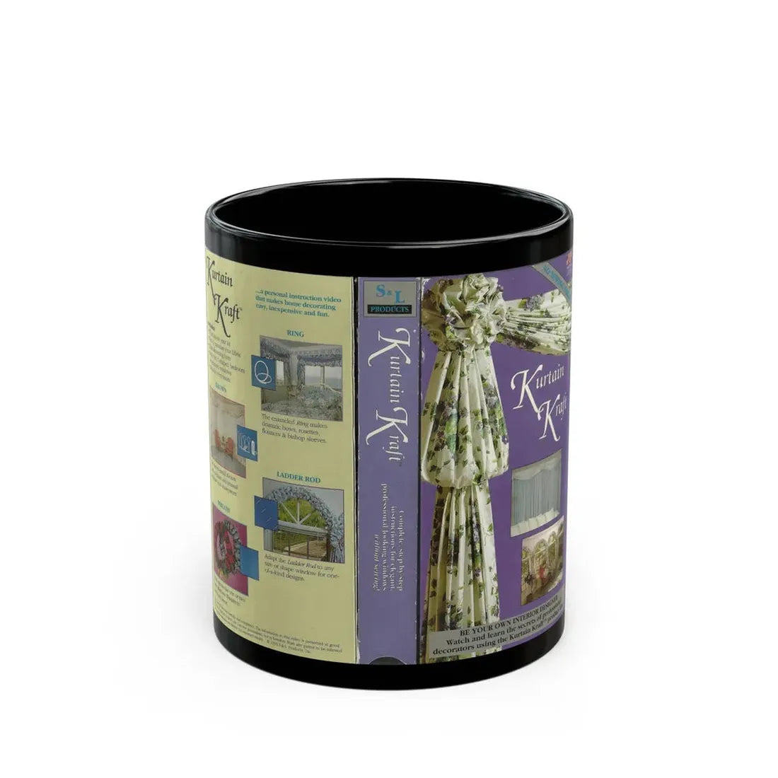 KURTAIN KRAFT (VHS COVER) - Black Coffee Mug 11oz - Go Mug Yourself