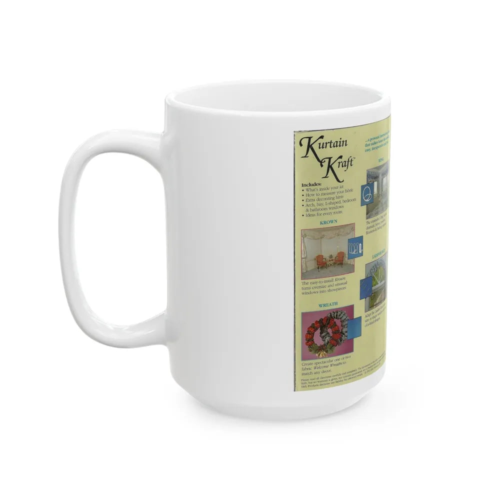 KURTAIN KRAFT (VHS COVER) - White Coffee Mug-Go Mug Yourself