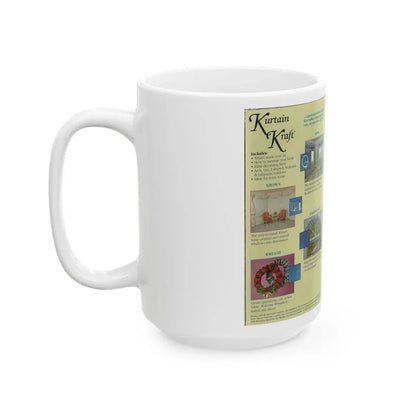 KURTAIN KRAFT (VHS COVER) - White Coffee Mug - Go Mug Yourself