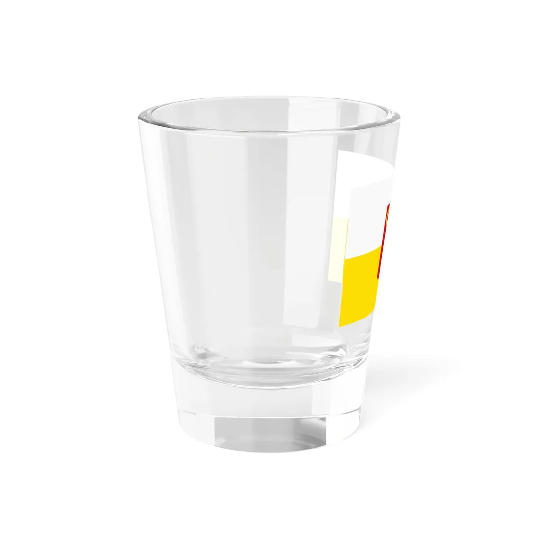 Kuurne vlag (Belgium) Shot Glass 1.5oz - Go Mug Yourself