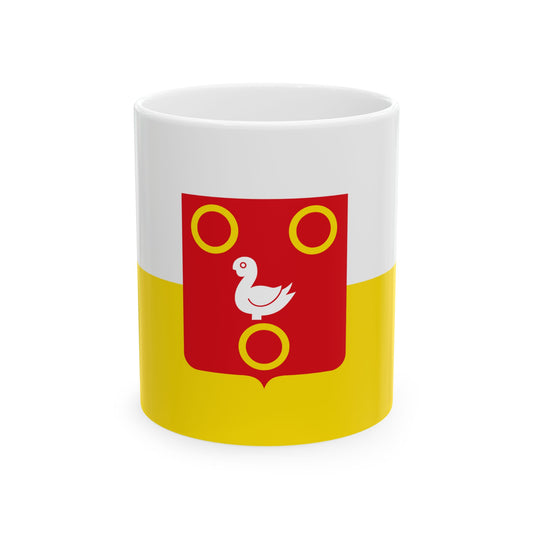 Kuurne vlag (Belgium) White Coffee Mug-11oz-Go Mug Yourself