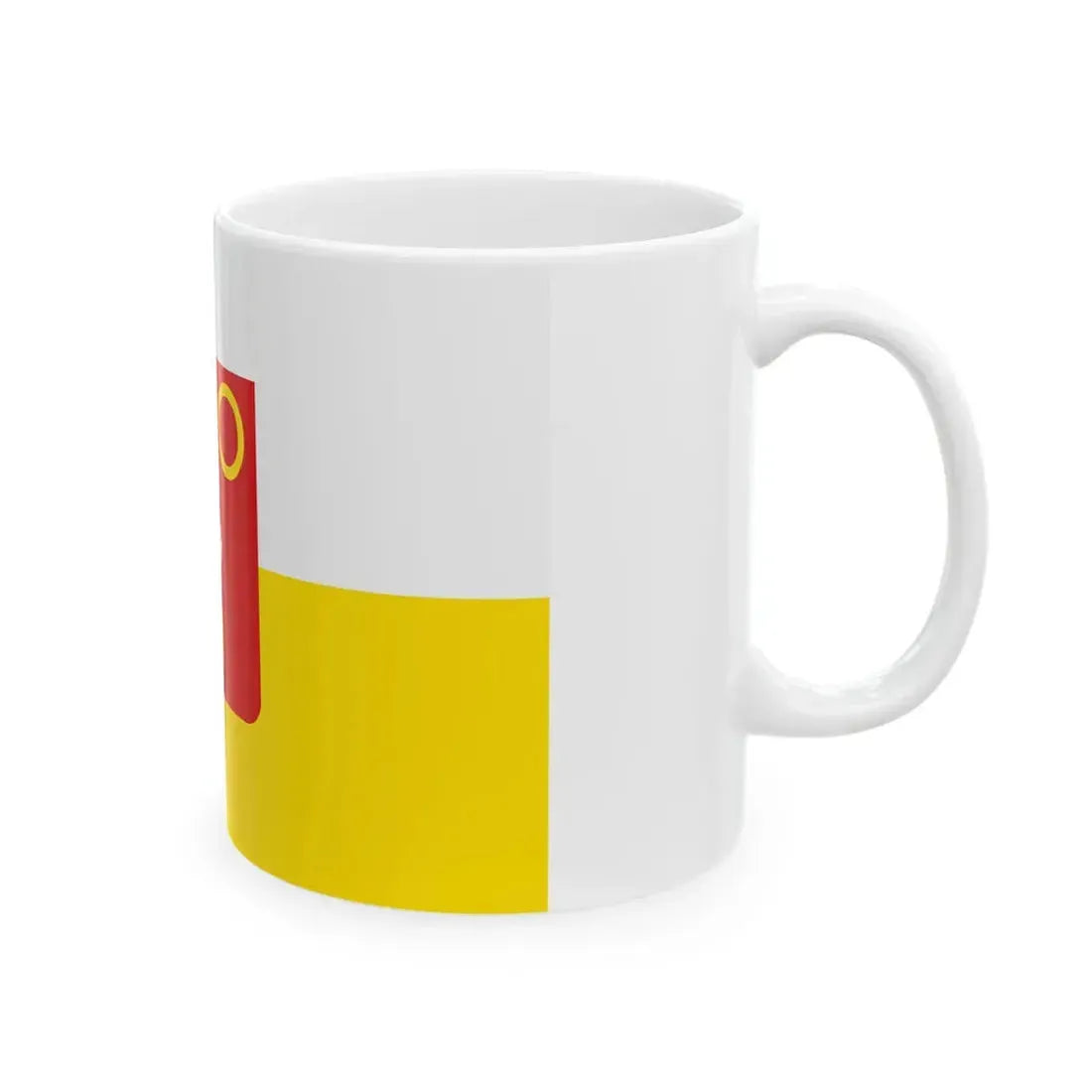 Kuurne vlag (Belgium) White Coffee Mug - Go Mug Yourself