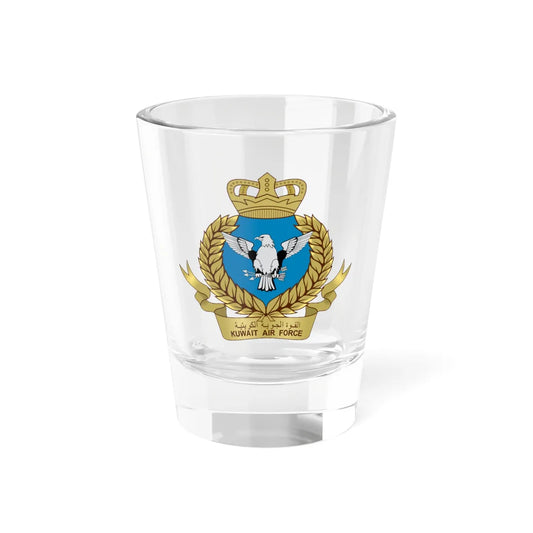 Kuwait Air Force emblem (Kuwait) (Coat of Arms) Shot Glass 1.5oz 1.5oz - Go Mug Yourself