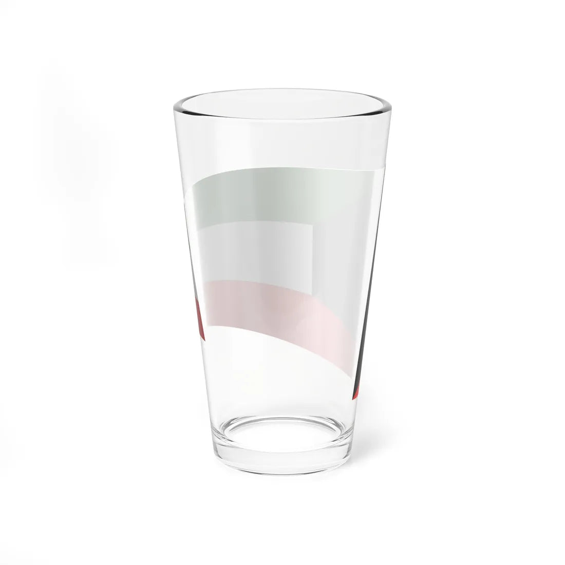 Kuwait Flag - iconic waving (Kuwait) Pint Glass 16oz - Go Mug Yourself