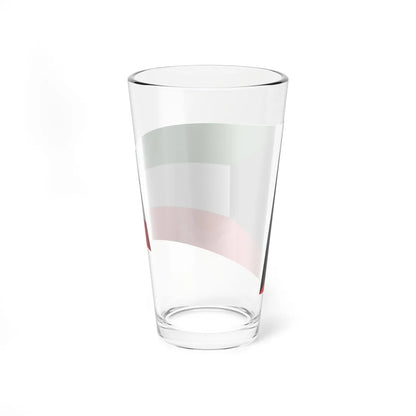 Kuwait Flag - iconic waving (Kuwait) Pint Glass 16oz - Go Mug Yourself