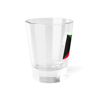 Kuwait Flag - iconic waving (Kuwait) Shot Glass 1.5oz - Go Mug Yourself