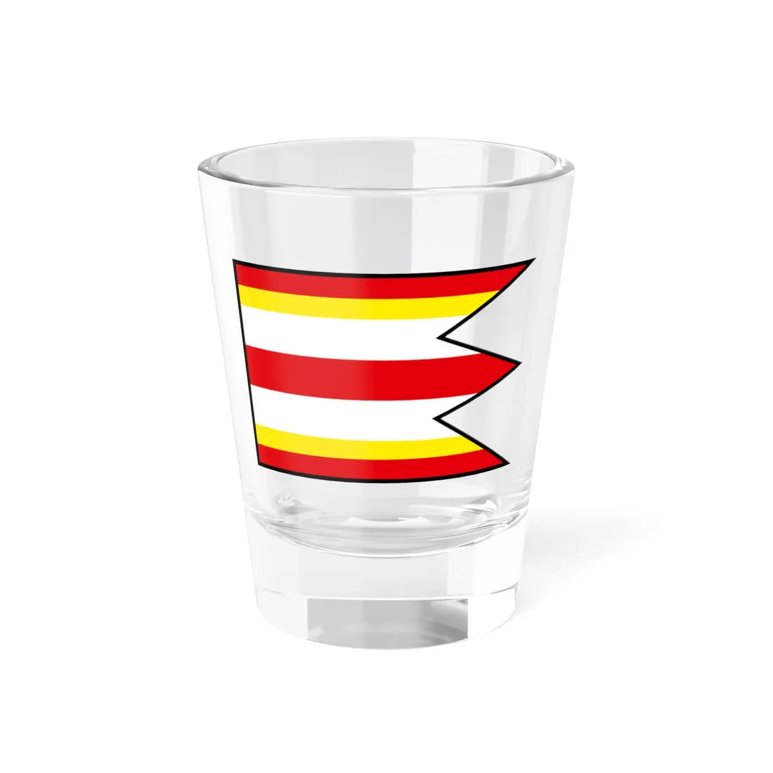 Kuzmice Topolcany Flag (Slovakia) Shot Glass 1.5oz 1.5oz - Go Mug Yourself