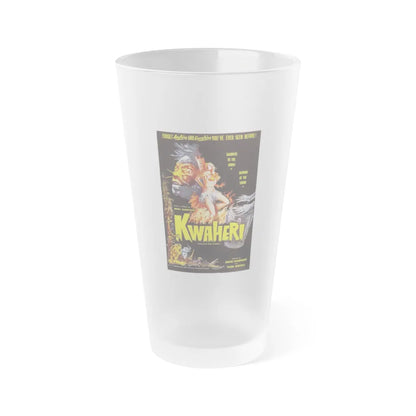 KWAHERI 1964 Movie Poster - Frosted Pint Glass 16oz-16oz-Frosted-Go Mug Yourself